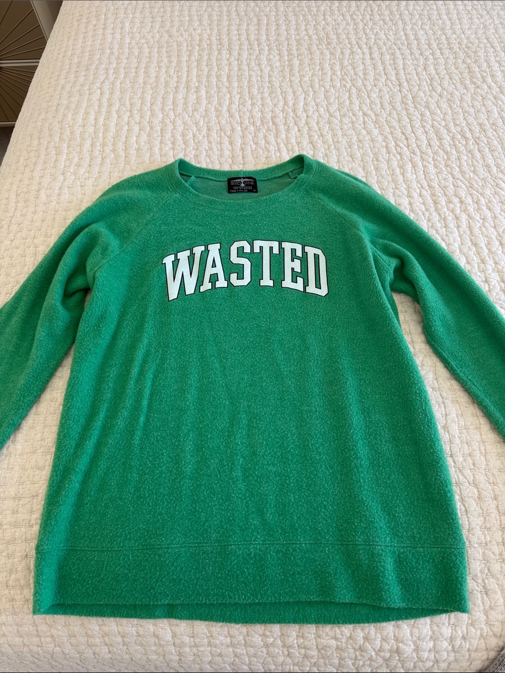 WASTED Green Crewneck Sweatshirt